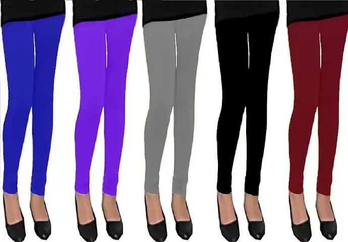 Cotton Legging for Girls (pack of 5)