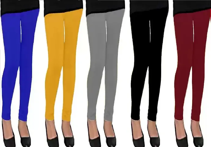 Cotton Legging for Girls (pack of 5)