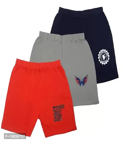 Cotton shorts for boys  (Pack of 3)