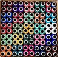 Shree Ganesha Multicoloured Sewing Thread 150m Pack of 100 Spool-thumb3