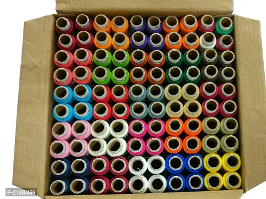 Shree Ganesha Multicoloured Sewing Thread 150m Pack of 100 Spool