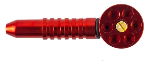 Hippnation Aluminium Inside Fitting Hookah Mouth Tip Red-thumb2