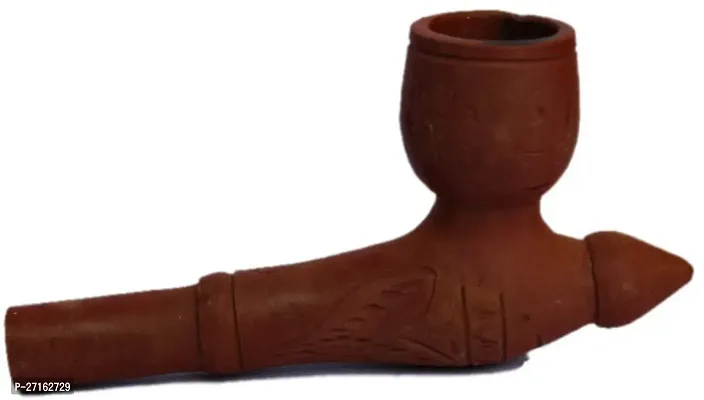 Hippnation Earthenware Outside Fitting Hookah Mouth Tip Brown