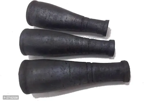 Hippnation Terracotta Outside Fitting Hookah Mouth Tip Black Pack of 3-thumb0