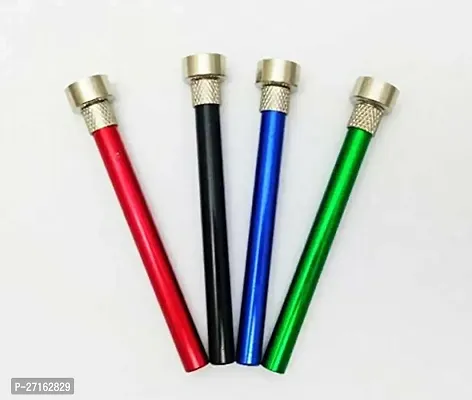 Hippnation Aluminium Inside Fitting Hookah Mouth Tip Multicolor Pack of 4-thumb2