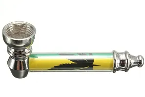 Hippnation Aluminium Inside Fitting Hookah Mouth Tip Yellow-thumb2