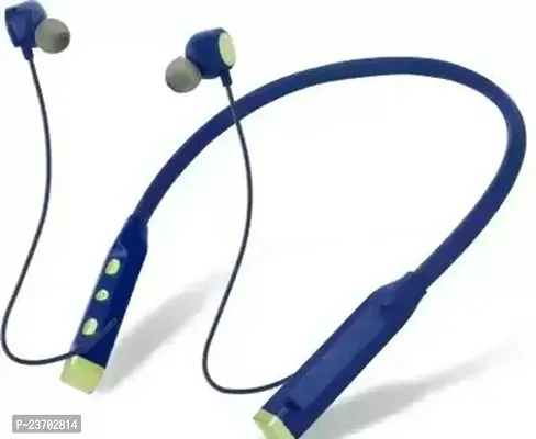 Stylish Headphones Blue In-ear  Bluetooth Wireless-thumb0