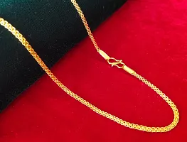 Gold Plated American Diamond Necklace Pendant  Chains for Girls and Womens-thumb3