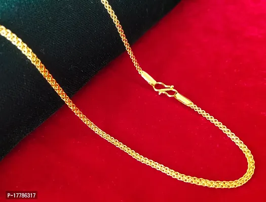 Gold Plated American Diamond Necklace Pendant  Chains for Girls and Womens-thumb4