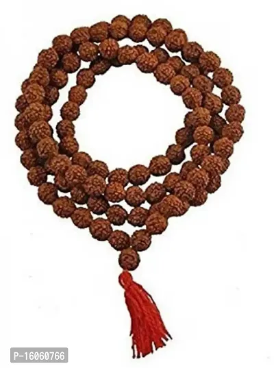 Natural Rudraksha Japa Mala Wood Chain Wood Chain-thumb0