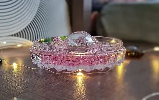 Crystal Tortoise with Bowl Plate Fengshui Vastu Set for Good Luck Feng Sui Turtle Best Gift for Office, Showcase, Showpiece and Home Decor-thumb2