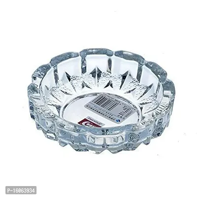 BANSIGOODS Crystal Turtle Tortoise with Plate for Feng Shui and Vastu Decorative Showpiece - 3.81 cm (Glass, White)-thumb3