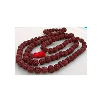 AGARWAL TRADING CORPORATION India Wood Brown Rudraksha Jaap Mala for Astrology (108+1 Beads) | Ram Mala | Jap Mala for Pooja | rudraksha | Pooja Mala-thumb2