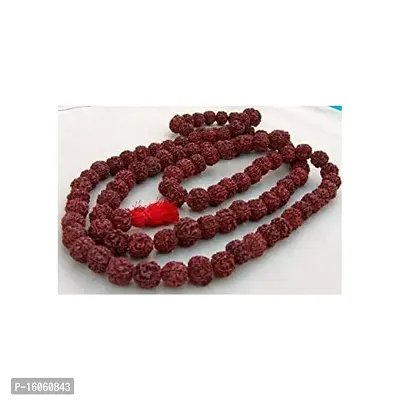 AGARWAL TRADING CORPORATION India Wood Brown Rudraksha Jaap Mala for Astrology (108+1 Beads) | Ram Mala | Jap Mala for Pooja | rudraksha | Pooja Mala-thumb3