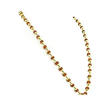 MAA BHAGWATI Rudraksh Mala Gold Plated Chain-thumb1