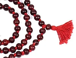 Lord krishna's Original 108+1 Beads Panch Mukhi Rudraksha Japa Mala-thumb1