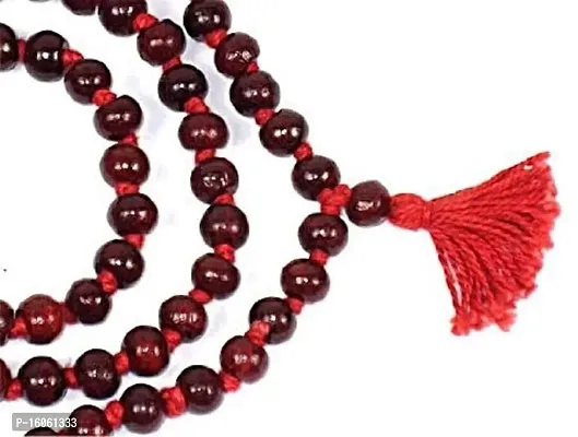 Lord krishna's Original 108+1 Beads Panch Mukhi Rudraksha Japa Mala-thumb2