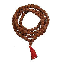 AGARWAL TRADING CORPORATION India Wood Brown Rudraksha Jaap Mala for Astrology (108+1 Beads) | Ram Mala | Jap Mala for Pooja | rudraksha | Pooja Mala-thumb1