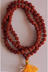 Lord krishna's Original 108+1 Beads Panch Mukhi Rudraksha Japa Mala-thumb2