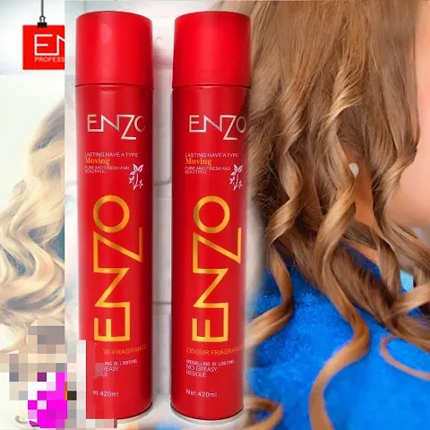 ENZO RED Professional Lasting Hair Sprey - Hair Styler