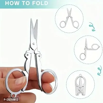 Foldable Small Scissors,Portable Mini Travel Scissor-thumb4