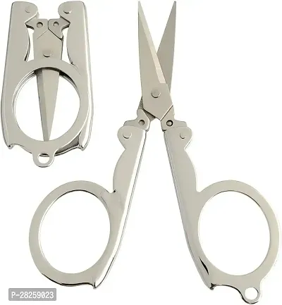 Folding Scissor use for Travel Scissor/Pocket Scissor-Silver