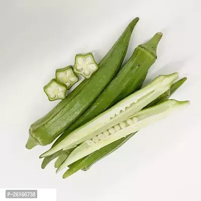 B973-1571-Green -Bhindi Seed-50 - Seeds-thumb0