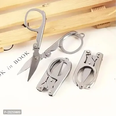 Folding Household Scissors Travel Scissors Portable Fishing Line Scissors-thumb0