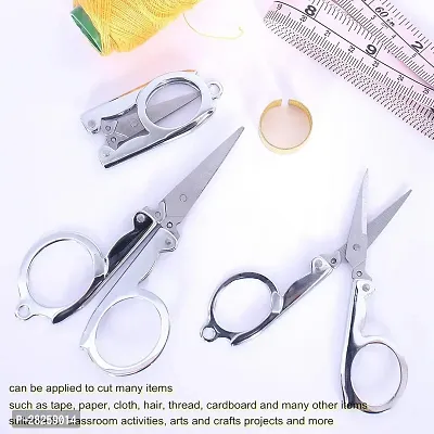Foldable Pocket Scissors Portable Keychain Scissors-thumb3