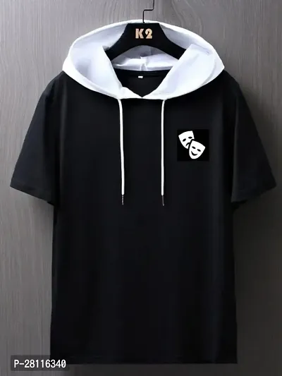 Stylish and fancy hood t-shirt for men-thumb0