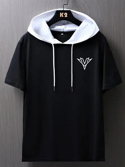 trendy and fancy hood t-shirt for men