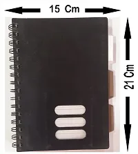 Spiral Binding (Wire Bound) Notebook (Diaries), 1 Set = 4 Diary, Size- 15cm * 21cm, Pages-150 Per Diary-thumb1