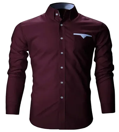 Men's Regular Fit Casual Shirt(RET033)