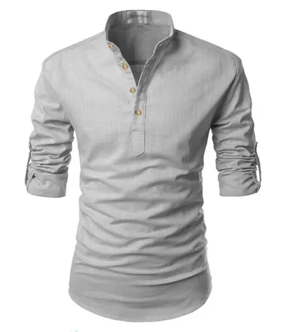 Designer Solid Casual Shirt For Men