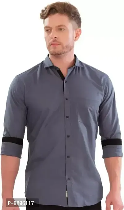 The Tajkla Mens Casual  Party Wear Full sleeve shirt-thumb0