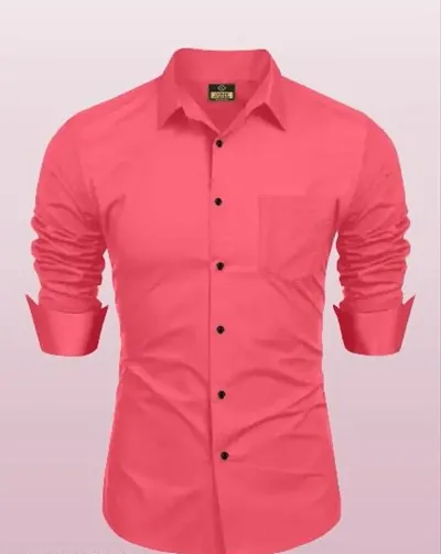 Trendy Cotton Blend Long Sleeves Shirt