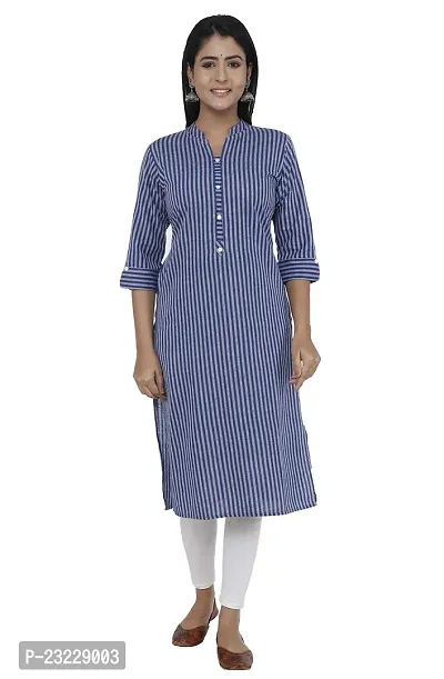 Shritikas Women Cotton Kurti | Formal Wear Kurti | Staight Kurti | Simple Kurti | Cotton Kurti with Pocket | Office Wear Kurti | | Kurti Length 44 2-SHRIEX-111-thumb0