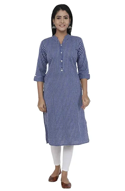 Shritikas Women Cotton Kurti | Formal Wear Kurti | Staight Kurti | Simple Kurti | Cotton Kurti with Pocket | Office Wear Kurti | | Kurti Length 44 2-SHRIEX-111