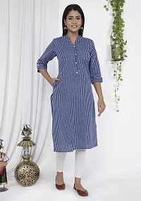 Shritikas Women Cotton Kurti | Formal Wear Kurti | Staight Kurti | Simple Kurti | Cotton Kurti with Pocket | Office Wear Kurti | | Kurti Length 44 2-SHRIEX-111-thumb3