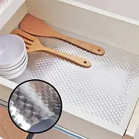 Univocean Kitchen Aluminium Foil Stickers, Backsplash Self Adhesive Kitchen Wallpaper for Cabinet, Drawers and Shelves (200 X 40 cm)-thumb4