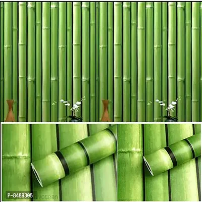 3D Green Bamboo Wallpaper For Walls Home Decoration  3D Pattern Washable Peel And Stick Waterproof Hd Wallpaper  Pvc Vinyl Stickers  500 Into 45 Cm