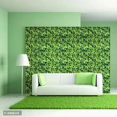 Modern Green Garden Leaves Wallpaper  3D Wall Poster  Wall Sticker For Home  Pvc Self Adhesive For Living Room  Hall  Garden Home Decoration Stickers  500 Into 45 Cm