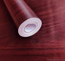 Univocean Furniture Wood Grain Reusable Wallpaper Peel and Stick Waterproof HD Wall Paper (500 X 45 cm)-thumb1