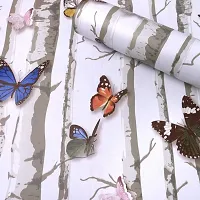 Univocean 3D Butterflies Background Wallpaper PVC Waterproof HD Wall Paper (500 X 45 cm)-thumb1
