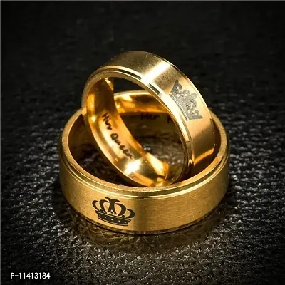 His Queen, Her King' Couples Ring