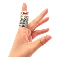 University Trendz Stainless Steel K-POP BTS Signature Printing Rings for Boys and Girls-thumb3