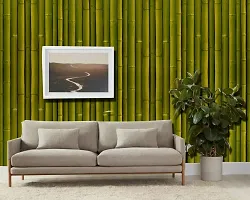 Univocean 3D Pattern Green Bamboo Design Peel and Stick Self Adhesive Wallpaper, (45 X 500 cm) Waterproof Multicolor HD Wall Sticker-thumb2