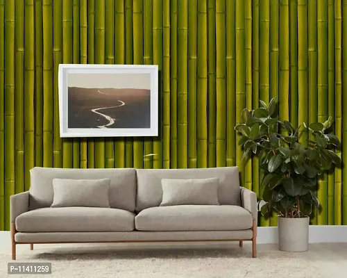 Univocean 3D Pattern Green Bamboo Design Peel and Stick Self Adhesive Wallpaper, (45 X 500 cm) Waterproof Multicolor HD Wall Sticker-thumb3