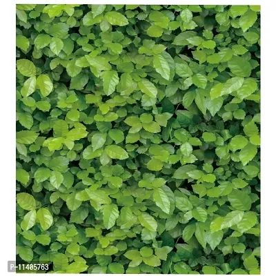 Univocean Modern Green Garden Leaves Wallpaper, 3D Wall Poster, Wall Sticker for Home, PVC Self Adhesive for Living Room, Hall, Garden Home Decoration Stickers (1000 x 45 cm)