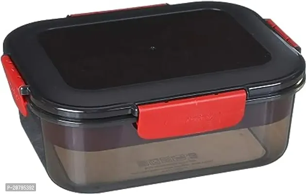 M Design Lunch Box, 2.1 Liter - Black and Red Pack of 1